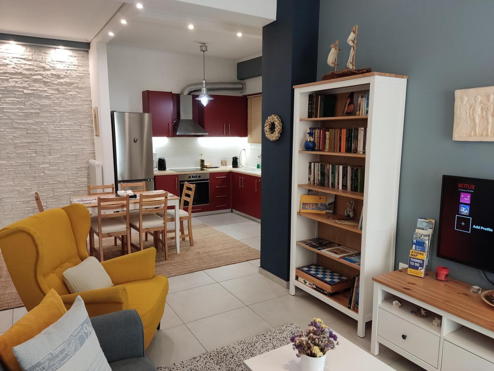 Central & Comfortable, 70M² Apt In Neos Kosmos Atena Exterior foto